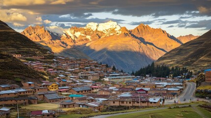 Fototapeta premium Distant mountains, mountain background