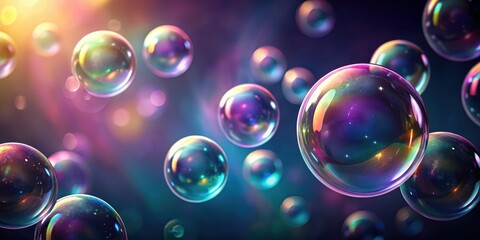 Dark pastel colored bubble background, bubble, background, abstract, texture, soft, smooth, pastel, dark, colorful, gradient