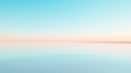 Obraz premium Calm Sea Horizon at Dawn