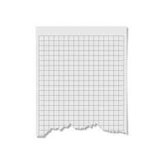 free editable vector mockup of square line folded paper on white background 