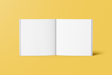Magazine Square Brochure Mockup