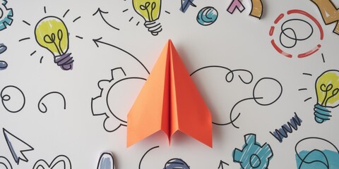 Obraz premium Soaring Creativity: Embracing Innovation and Inspiration