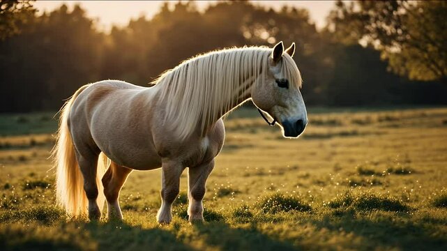 palomino tland pony equus caballus years old standing horse half face looking olated alert animal attentive beige breed 
