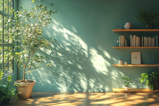 Minimalist Home Office Interior for Online Meetings Calm Workspace Design