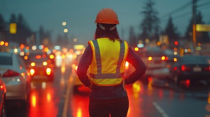 Workers with safety equipment