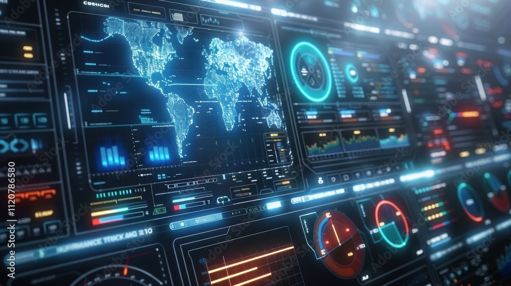 Poster harnessing ai robots transforming big data dashboards in tech environments for enhanced insights