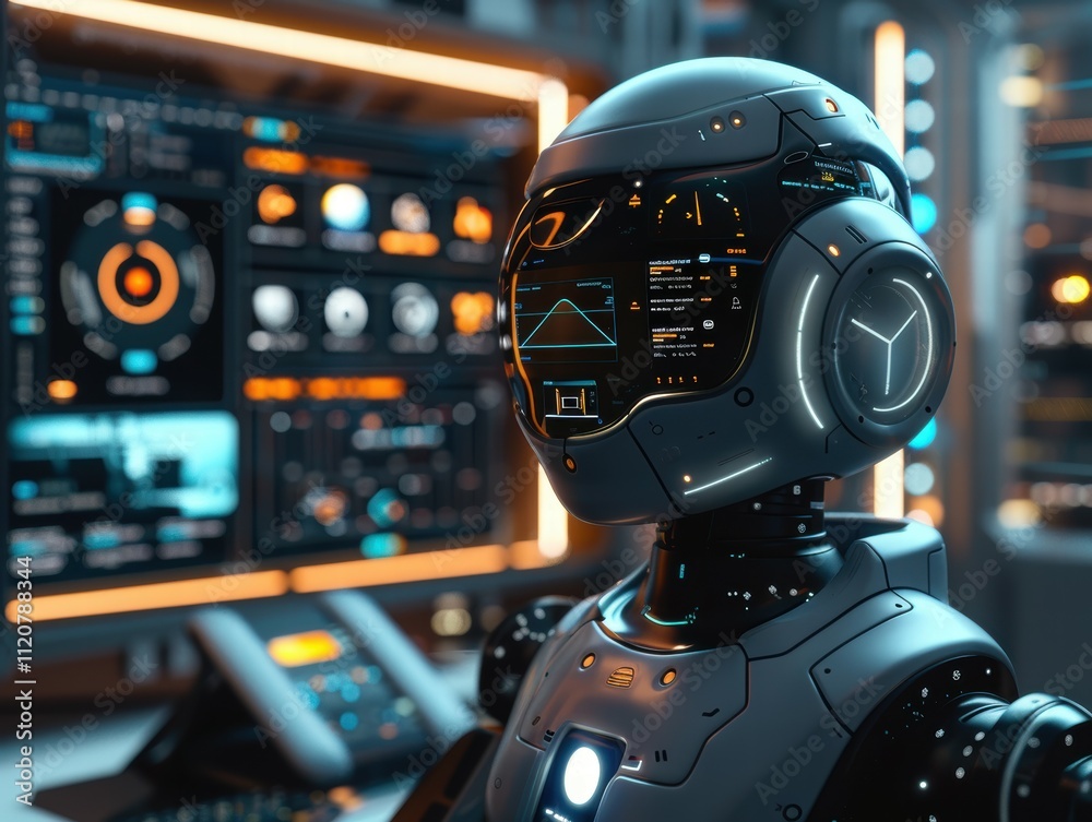 Poster ai assistant control panel interactive user-centric virtual environment design
