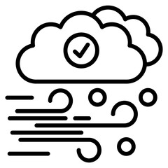 Air quality single icon