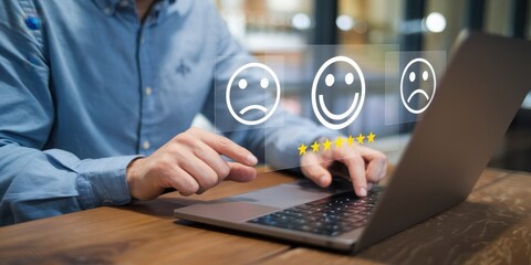 Customer Experience Evaluation with Laptop and Emoji Ratings