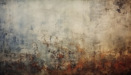 Obraz premium Detailed grunge texture o transparent background