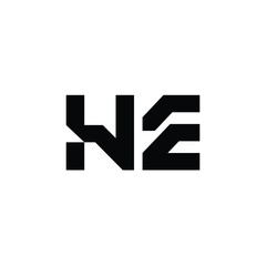 HE monogram logo design letter text name symbol monochrome logotype alphabet character simple logo