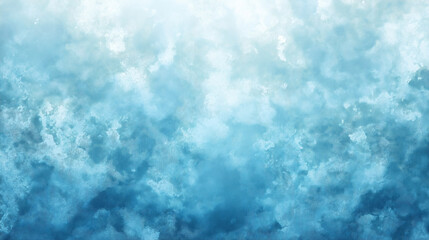 Obraz premium Elegant light blue watercolor background with a soft gradient, flat texture, and white space in the center. High-resolution, high-definition design with vibrant colors, enhanced contrast, and brightne