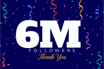 6M followers celebration