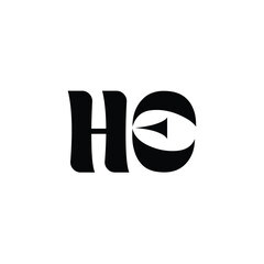 HE monogram logo design letter text name symbol monochrome logotype alphabet character simple logo