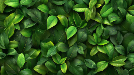 Obraz premium Lush Green Leaves