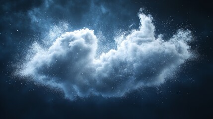 Soft Wispy Light Blue Clouds: A Calming Abstract Springtime Texture