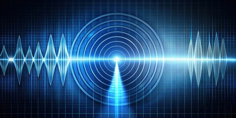 Fototapeta premium of radio wave station signal, radio waves, station, signal, frequency, modulation, communication, broadcast