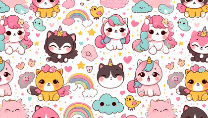 Cute pre-school Sticker sets, animals, Fish, reptiles, Farm animals, pets, bears, jellyfish, rabbit vectors illustation for kids