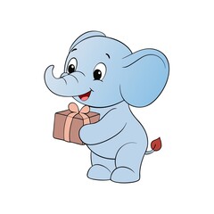 elephant with a letter