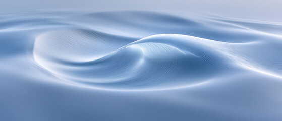 serene and smooth abstract representation of ocean waves, showcasing gentle curves and soft textures