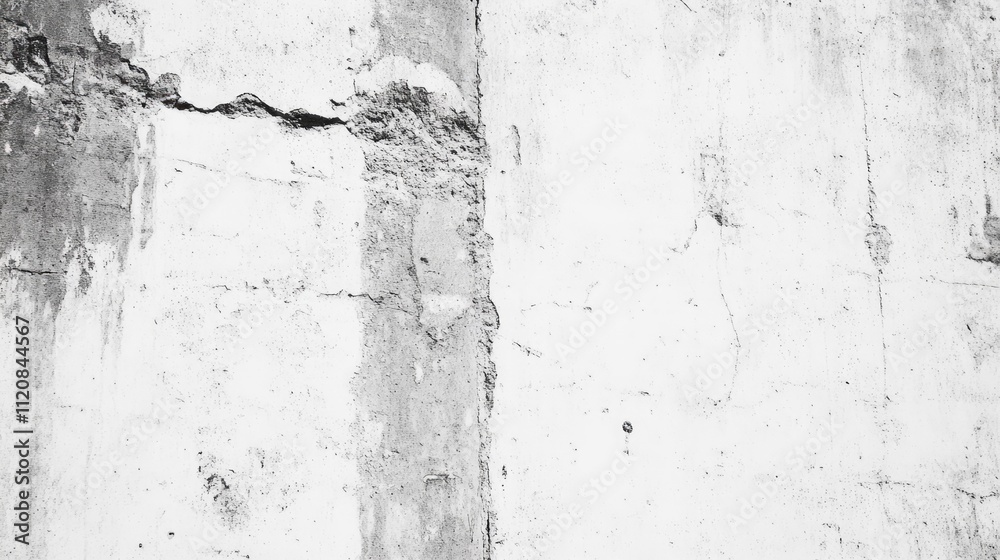 Poster weathered gray concrete wall with grunge texture suitable for backgrounds and artistic projects