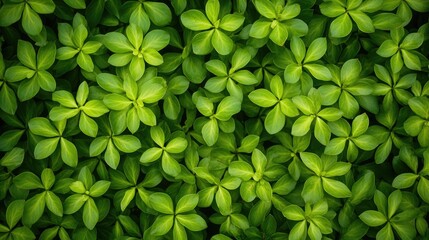 Lush tropical green leaves texture creating a vibrant natural wallpaper ideal for showcasing the beauty of nature and greenery.