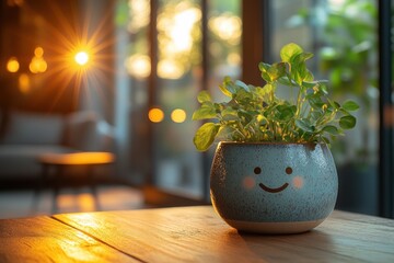 Tranquil Indoor Office Scene Promoting Psychological Safety and Employee Wellbeing