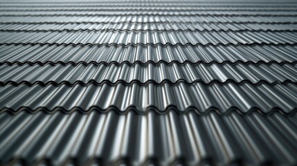 Installation process of metal roof tiles with wavy texture showcasing durability and craftsmanship in construction industry.