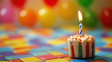 Colorful Birthday Tile Background Birthday Gift