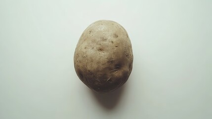 Fototapeta premium fresh potato on a white background 
