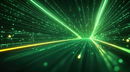 Obraz premium Abstract Technology Background with Motion Light Trails