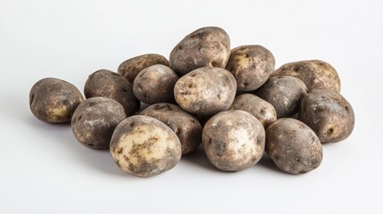 Freshly Harvested Potatoes Ready for Cooking Delicious Meals Dietary Vegetable Food Produce Organic Farming Agriculture