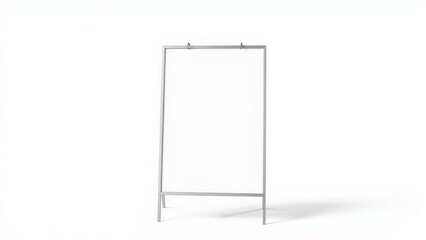 Blank Roll-Up Banner Stand Mockup: Ideal for Displaying Your Custom Designs
