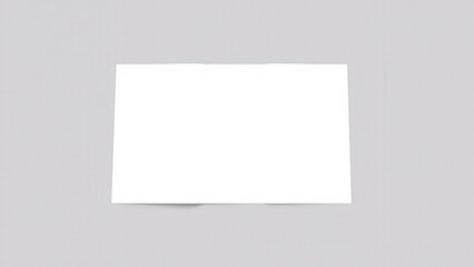 Blank White Paper Mockup: Perfect for Branding, Design, and Presentation