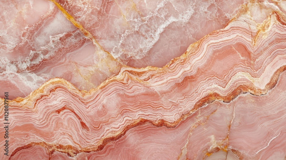 Poster elegant pink marble texture with intricate patterns suitable for sophisticated design projects and b