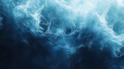 Realistic dark blue water wave texture with abstract patterns and blurred reflections for trendy background designs in digital projects