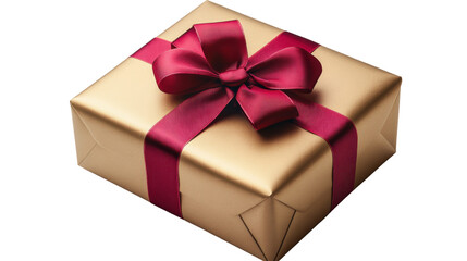 Obraz premium gift box with ribbon isolated on white background