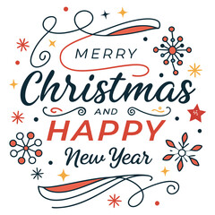 Happy Christmas Vector illustration