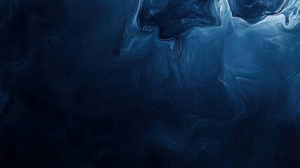 Abstract swirling dark blue and light blue textures resembling liquid or smoke.