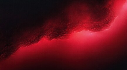 Red and Black Gradient Abstract Texture Background with Glowing Light and Fluid Motion