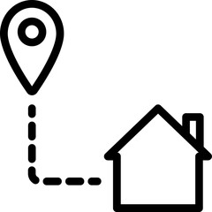 Delivery Service Line Icon