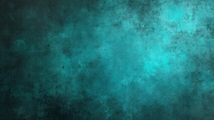 Fototapeta premium Abstract Grunge Texture, Teal and Black Background, Distressed Design for Digital Art