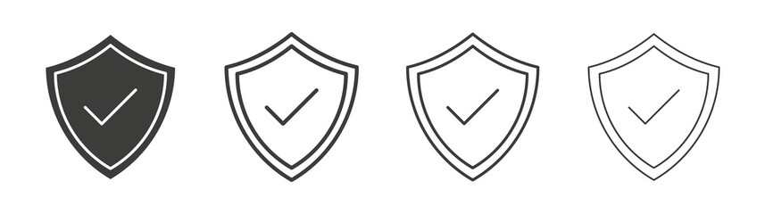 Safe icon pack. vector illustration