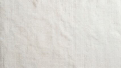 Obraz premium White Linen Canvas Fabric Texture, Blank Paper Background for Design, Print, and Digital Artwork
