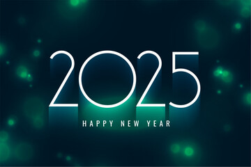 happy new year 2025 background for social media post