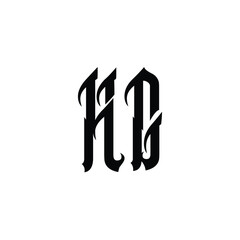 HG monogram logo design letter text name symbol monochrome logotype alphabet character simple logo