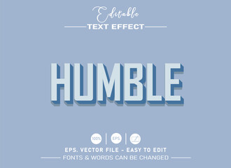 Vintage retro editable text effect