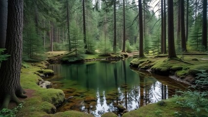 Serene Black Forest Pond, Award-Winning Photography of a Tranquil Scene in Germany