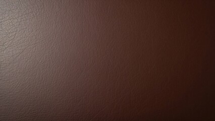 Fototapeta premium Close-up Detailed Texture of Rich Chocolate Brown Nappa Cowboy Leather - Genuine Smooth Leather Background