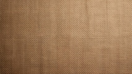 High-Resolution Burlap Texture, Brown Jute Herringbone Cloth Background for Product Presentation